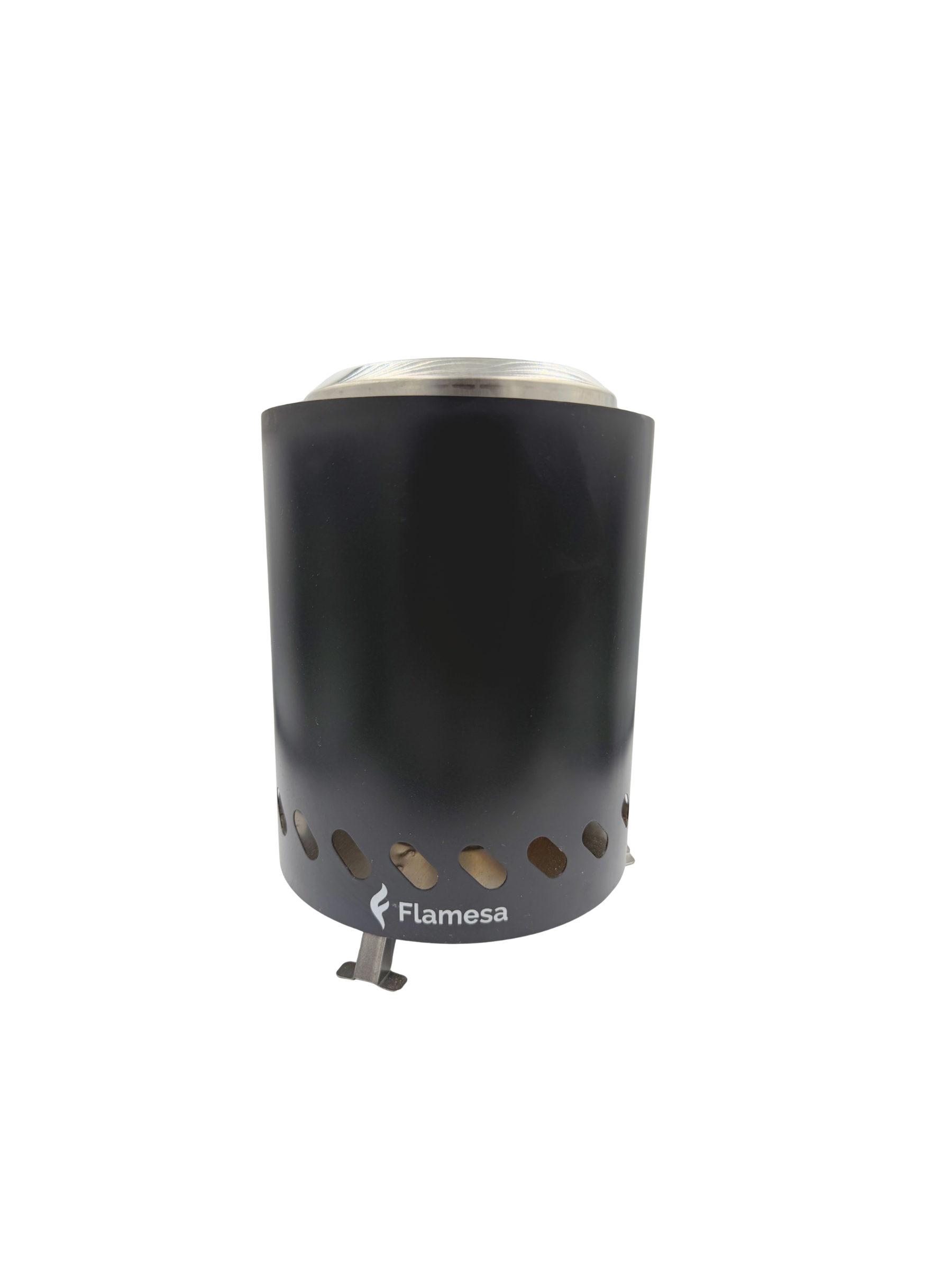 Flamesa Vulcan – Terrassenfeuer Pellets unter Veranda