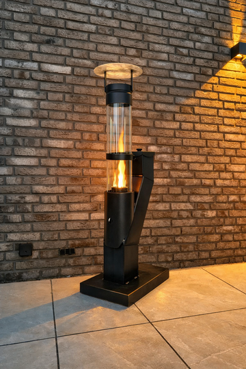 Mini Pelletofen – Flamesa Inferno Mini auf Terrasse
