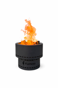 Feuerkorb Pellets – Flamesa Flame auf Terrasse