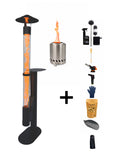 Flamesa® Lumina Komplettset – Pelletofen mit gratis Flamesa Vulcan und Zubehör