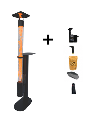 Pelletofen-Startset Flamesa® Lumina – Startset inkl. Zubehör
